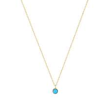 Load image into Gallery viewer, MARIA | Turquoise Solitaire Necklace Necklaces AURELIE GI