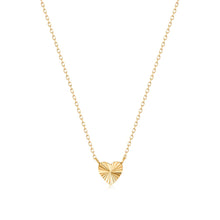 Load image into Gallery viewer, DYLAN | Diamond Cut Heart Necklace Necklaces AURELIE GI Yellow