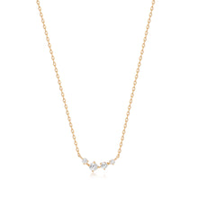 Load image into Gallery viewer, JEAN | Rose Cut White Sapphire Necklace Necklaces AURELIE GI Yellow Gold