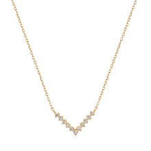 Load image into Gallery viewer, DREAM | Lab-Grown Diamond Wishbone Necklace