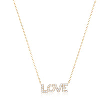 Load image into Gallery viewer, Love | Diamond Necklace Necklaces AURELIE GI Yellow