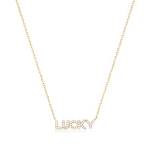 Load image into Gallery viewer, Lucky | Diamond Necklace Necklaces AURELIE GI Yellow
