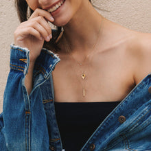 Load image into Gallery viewer, JOY | Engravable Heart Charm Necklace Charms AURELIE GI