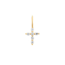 Load image into Gallery viewer, GRACE | Diamond Cross Charm Necklace Charms AURELIE GI