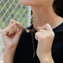 Load image into Gallery viewer, GLEAM | Diamond Tag Charm Necklace Charms AURELIE GI