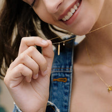 Load image into Gallery viewer, TWIRL | Diamond Rhombus Charm Necklace Charms AURELIE GI