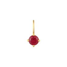 Load image into Gallery viewer, JULY | Ruby Necklace Charm Necklace Charms AURELIE GI