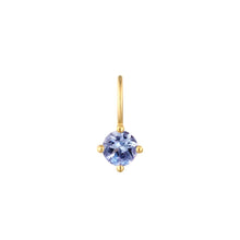 Load image into Gallery viewer, DECEMBER | Tanzanite Necklace Charm Necklace Charms AURELIE GI