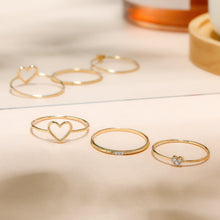 Load image into Gallery viewer, SOPHIE | Diamond Heart Ring Rings AURELIE GI
