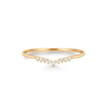 Load image into Gallery viewer, FROST | Curved Diamond Ring Rings AURELIE GI