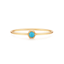 Load image into Gallery viewer, AMINA | Turquoise Solitaire Ring Rings AURELIE GI
