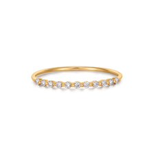 Load image into Gallery viewer, DELIA | Half-Eternity Diamond Ring Rings AURELIE GI #5 Yellow
