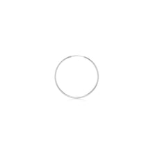 Load image into Gallery viewer, Alex | Medium Endless Single Hoop Earring Hoops & Huggies AURELIE GI White Gold Single