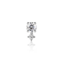 Load image into Gallery viewer, APRIL | Diamond Single Piercing Earring Earrings AURELIE GI White Gold Single