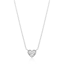 Load image into Gallery viewer, SOPHIE | Diamond Heart Necklace Necklaces AURELIE GI White Gold