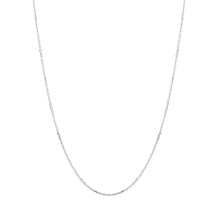 Load image into Gallery viewer, LYNN | Cable Chain -16" Necklaces AURELIE GI White Gold
