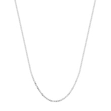 Load image into Gallery viewer, JOSIE | Curb Chain -16" Necklaces AURELIE GI White Gold