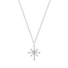 Load image into Gallery viewer, CANDIE | Diamond Octagram Star Necklace Necklaces AURELIE GI White Gold