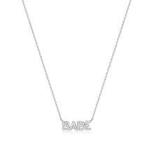 Load image into Gallery viewer, Babe| Diamond Necklace Necklaces AURELIE GI White Gold