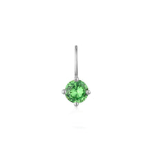 Load image into Gallery viewer, MAY | Green Tsavorite Necklace Charm Necklace Charms AURELIE GI White Gold