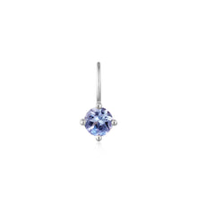 Load image into Gallery viewer, DECEMBER | Tanzanite Necklace Charm Necklace Charms AURELIE GI White Gold