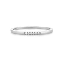 Load image into Gallery viewer, LOLA | Diamond Band Rings AURELIE GI #5 White Gold