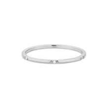 Load image into Gallery viewer, VOGUE | Triple Diamond Band Rings AURELIE GI #5 White Gold