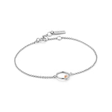 Load image into Gallery viewer, Silver Orbit Chain Circle Bracelet