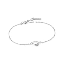 Load image into Gallery viewer, Silver Modern Circle Bracelet