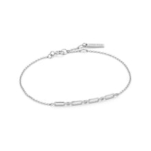 Load image into Gallery viewer, Silver Modern Solid Bar Bracelet