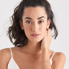 Load image into Gallery viewer, Silver Modern Solid Bar Bracelet