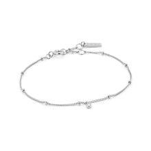 Load image into Gallery viewer, Silver Shimmer Single Stud Bracelet