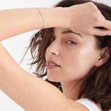 Load image into Gallery viewer, Silver Shimmer Single Stud Bracelet