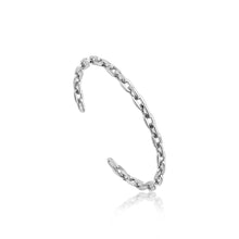 Load image into Gallery viewer, Silver Chain Cuff