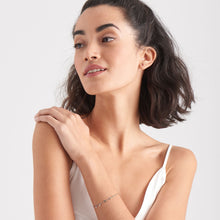 Load image into Gallery viewer, Silver Geometry Drop Discs Bracelet