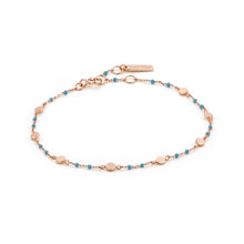Load image into Gallery viewer, Rose Gold Dotted Discs Bracelet
