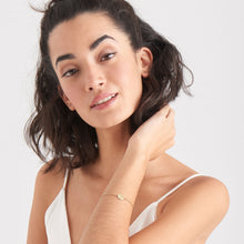 Load image into Gallery viewer, Gold Emblem Beaded Bracelet