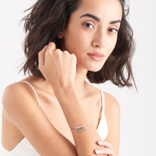Load image into Gallery viewer, Silver Fringe Fall Bracelet