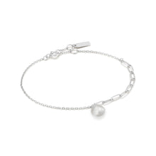 Load image into Gallery viewer, Silver Pearl Chunky Bracelet