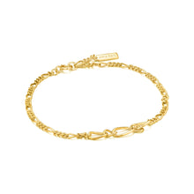 Load image into Gallery viewer, Gold Figaro Chain Bracelet