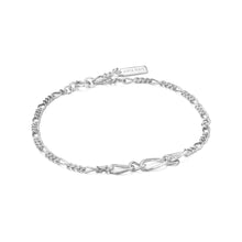 Load image into Gallery viewer, Silver Figaro Chain Bracelet