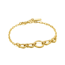 Load image into Gallery viewer, Gold Horseshoe Link Bracelet