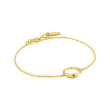 Load image into Gallery viewer, Gold Luxe Curve Bracelet