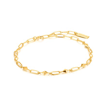 Load image into Gallery viewer, Gold Heavy Spike Bracelet