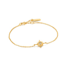 Load image into Gallery viewer, Gold Midnight Star Bracelet
