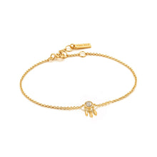 Load image into Gallery viewer, Gold Midnight Fringe Bracelet