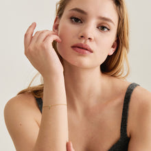 Load image into Gallery viewer, Gold Midnight Fringe Bracelet