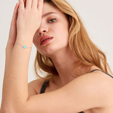 Load image into Gallery viewer, Silver Tidal Turquoise Bracelet