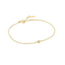 Load image into Gallery viewer, 14kt Gold Single Natural Diamond Bracelet
