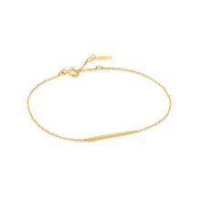 Load image into Gallery viewer, 14kt Gold Solid Bar Bracelet